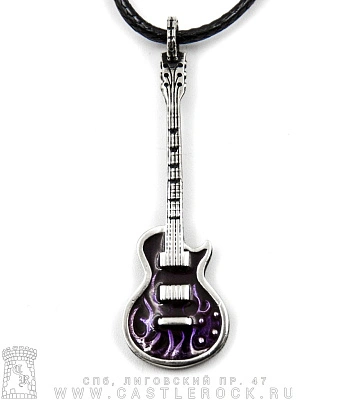 подвес joker гитара gibson эмаль (фиолетовая)
