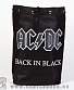 торба ac/dc "back in black" (принт серый)