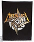 нашивка на спину metallica (лого, пильный диск)