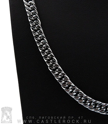 цепь стальная панцирная двойная (звенья усеченные, 8 мм)