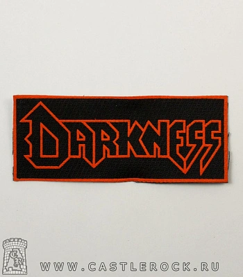 нашивка darkness (красная надпись)