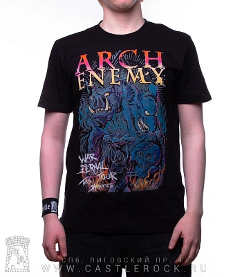 футболка arch enemy "war eternal tour: tokyo sacrifice"