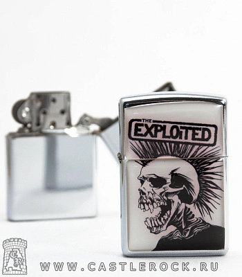 зажигалка цветная exploited (лого)