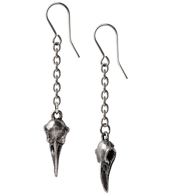 серьги alchemy gothic (алхимия готик) e473 rabenschadel schlenker