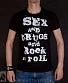 футболка sex drugs and rock'n'roll (светится)