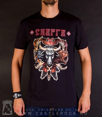 футболка сварга (ворон, бык, медведь)