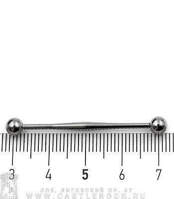 Штанга Индастриал Сталь с Шариками (с утолщением) 1,6 х 35 х 5/5