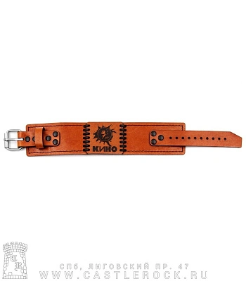 браслет кожаный с гравировкой кино в. цой