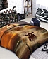 комплект постельного белья байкер и волки