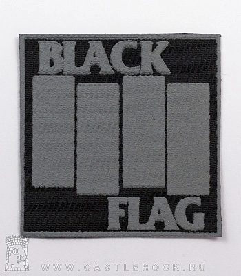 нашивка black flag (лого серое)