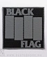 нашивка black flag (лого серое)