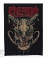 нашивка на спину kreator (череп демона)