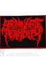 нашивка abominable putridity (лого красное)