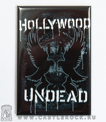 магнит прямоугольный hollywood undead (голуби)