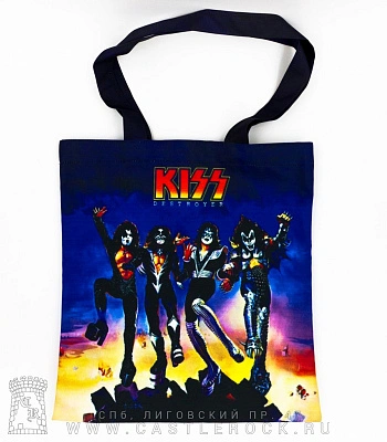 сумка шоппер kiss "destroyer"