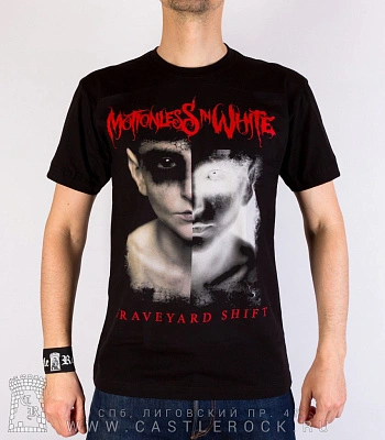 футболка motionless in white "graveyard shift"