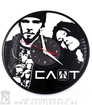 часы настенные винил слот