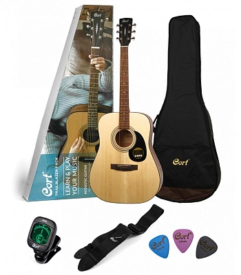 гитара акустическая+аксессуары cort cap-810-op