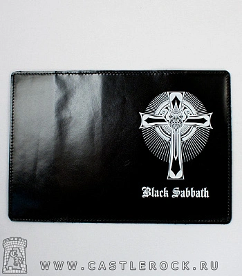 обложка для документов black sabbath (крест)