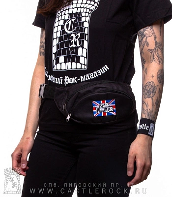 сумка на пояс с вышивкой sex pistols