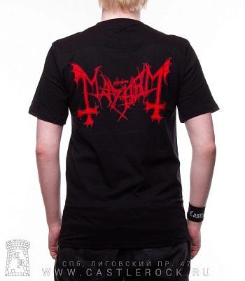 футболка mayhem "deathcrush"