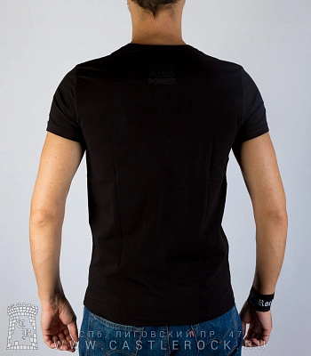 футболка череп бородатый в наушниках (светится)