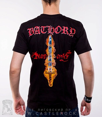 футболка bathory "blood on ice"