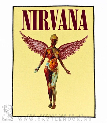 нашивка на спину nirvana "in utero"