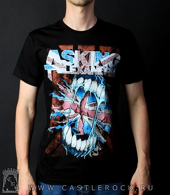 футболка asking alexandria (флаг великобритании)