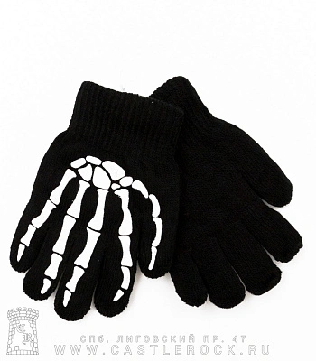 перчатки детские кости