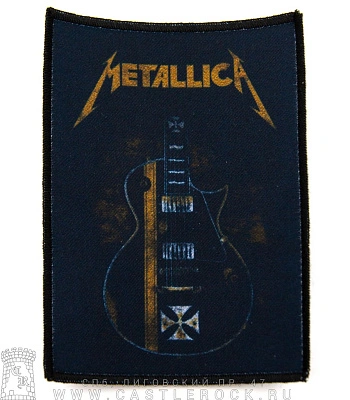 нашивка metallica (гитара)