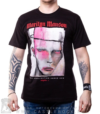 футболка marilyn manson "one assassination under god - chapter 1"