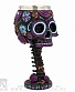 кубок череп santa muerte (розы фиолетовые)