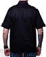 рубашка с коротким рукавом черная