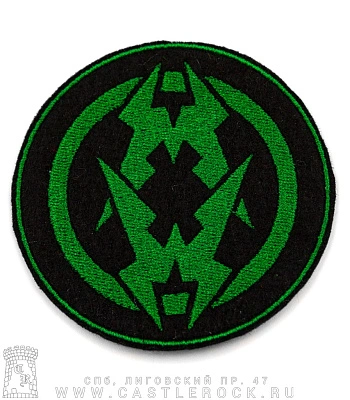 нашивка municipal waste (лого, круглая, вышивка)