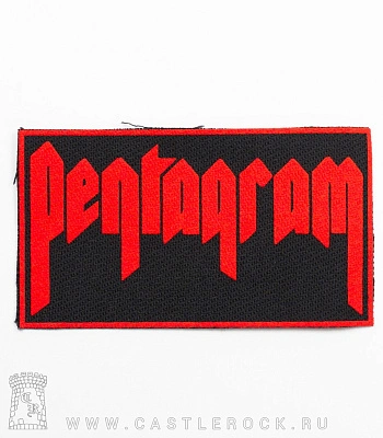 нашивка pentagram (лого красное)