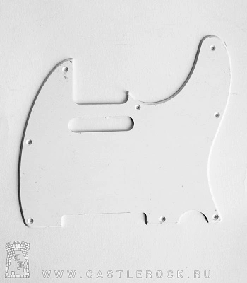 защитная накладка для бас-гитары (белая)