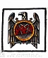 нашивка slayer (орел, белая)