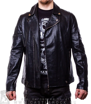 косуха к/з мягкая без ремня (стеганые вставки) 220