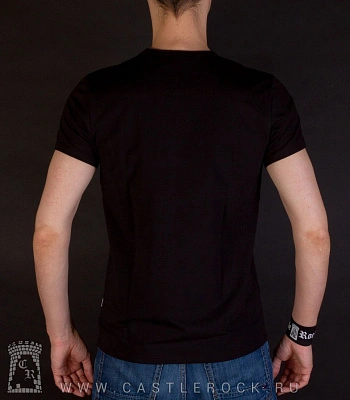 футболка череп логический творческий (светится)