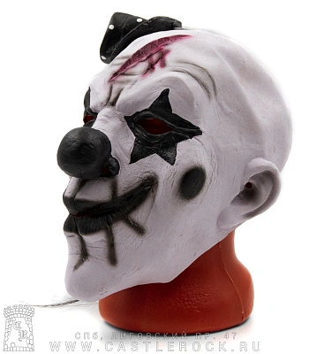 маска клоун в цилиндре