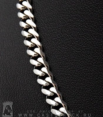 цепь стальная панцирная (звенья усеченные, 5 мм)