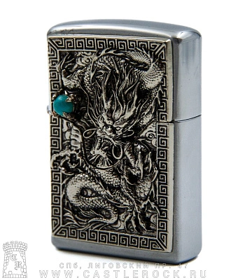 зажигалка фирменная дракон китайский с шаром