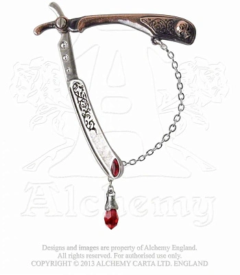 серьга кафф alchemy gothic (алхимия готик) e335 cut throat