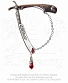 серьга кафф alchemy gothic (алхимия готик) e335 cut throat