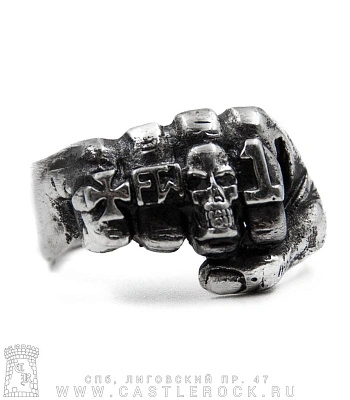 кольцо кулак (байкерское)
