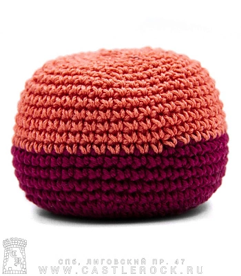 сокс половинчатый (фиолетовый, розовый, пластиковые гранулы)