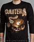 футболка pantera (череп со змеей) д/р