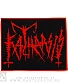 нашивка katharsis (лого, красное)