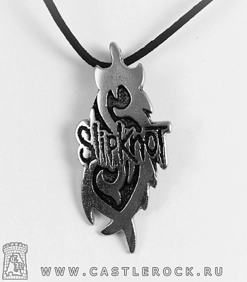 подвеска slipknot (лого, надпись)